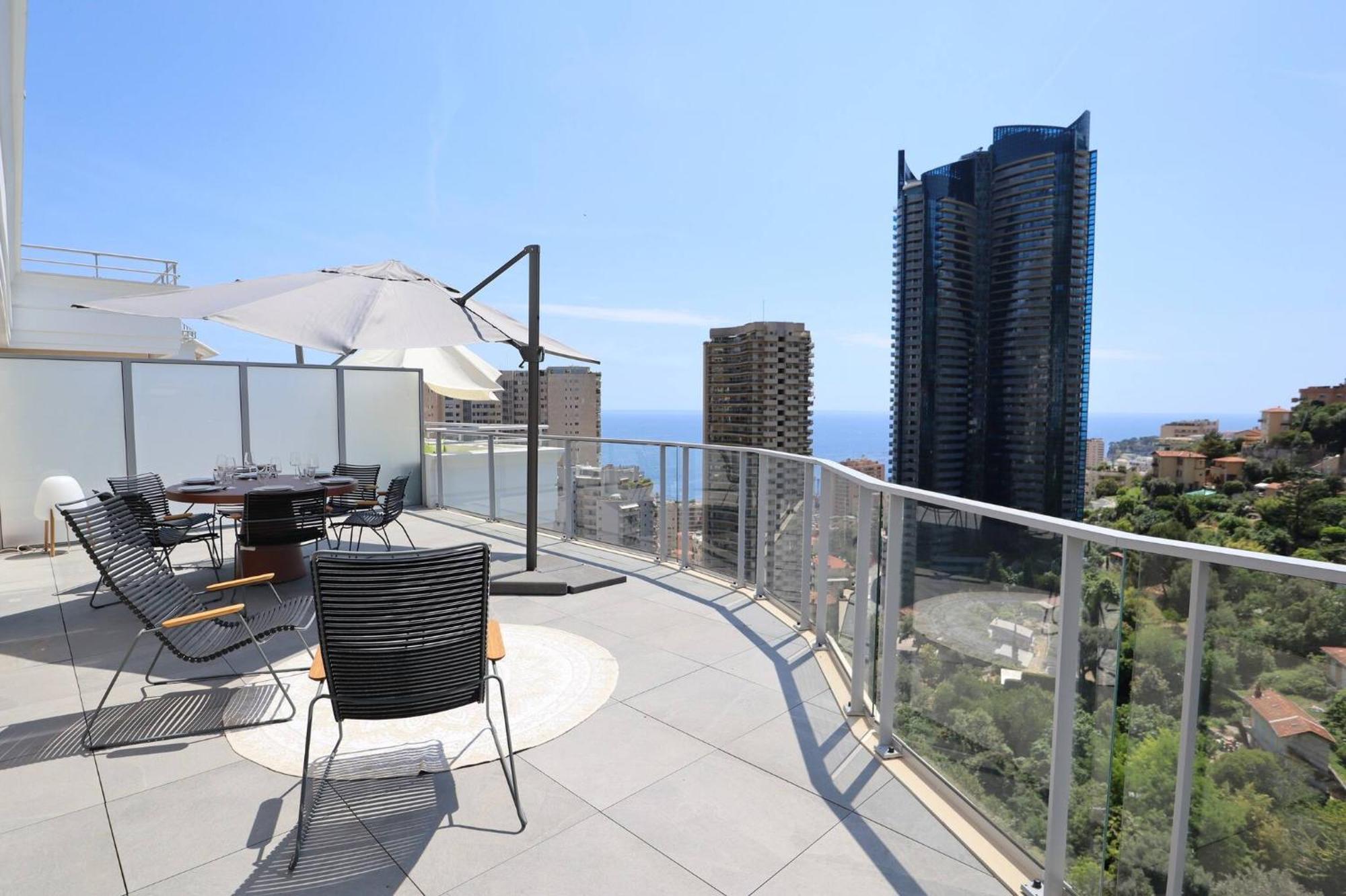 Sun Paradise Seaview&Terrace Parking&Pool Beausoleil Esterno foto
