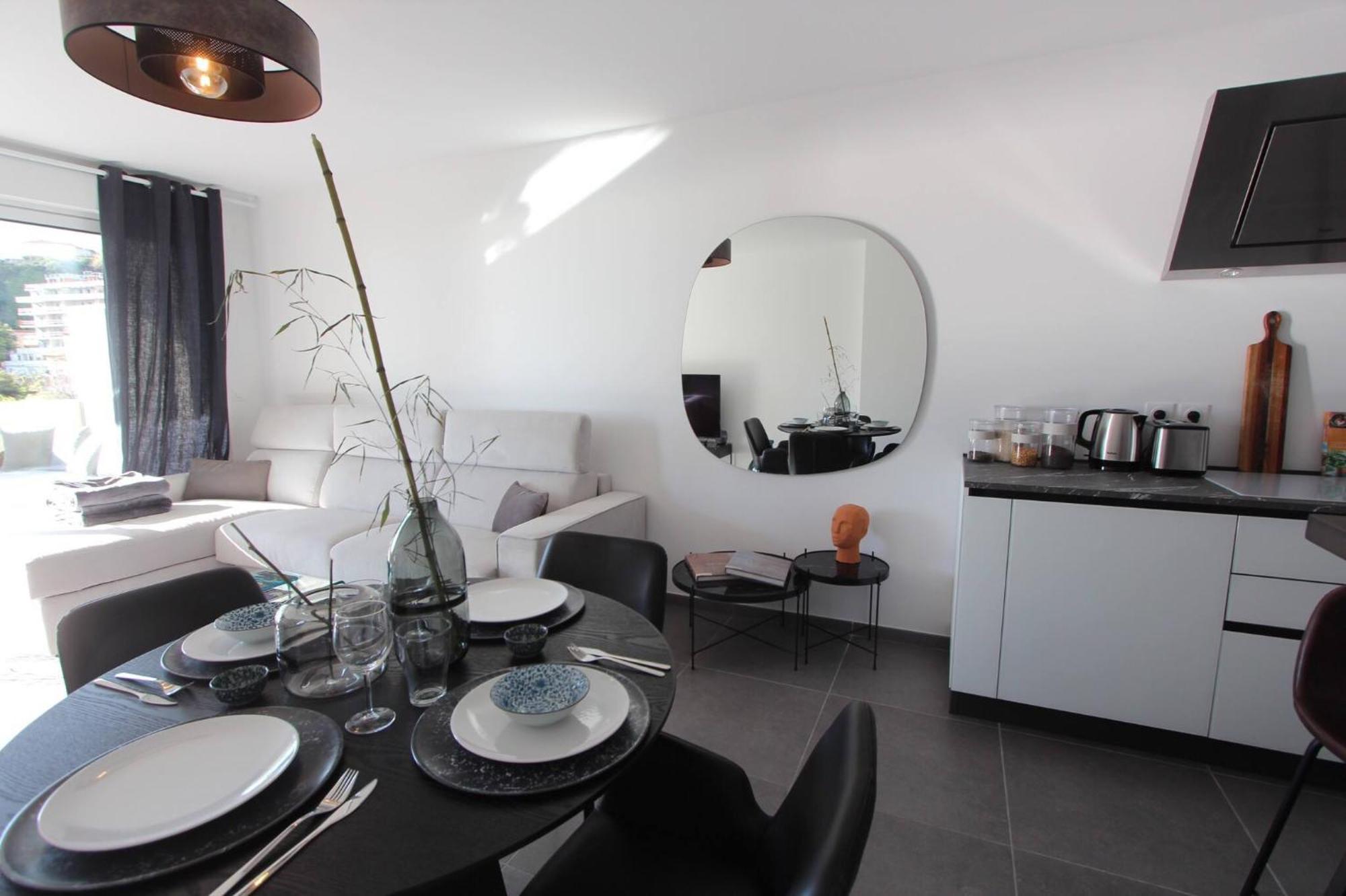 Sun Paradise Seaview&Terrace Parking&Pool Beausoleil Esterno foto