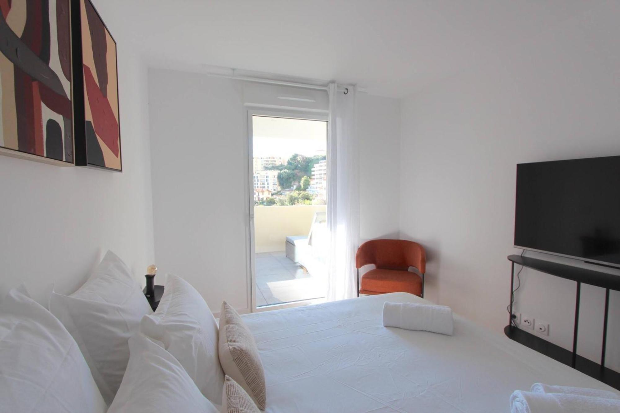 Sun Paradise Seaview&Terrace Parking&Pool Beausoleil Esterno foto