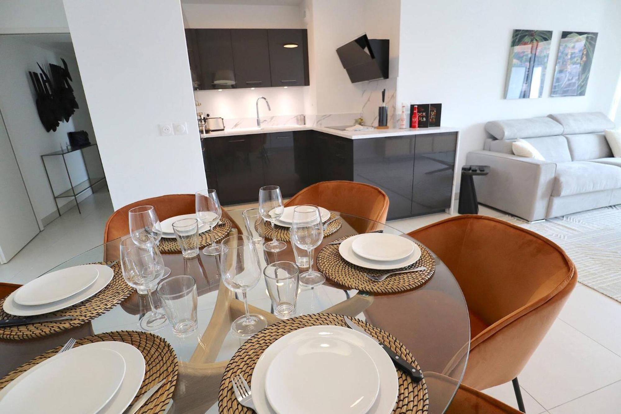 Sun Paradise Seaview&Terrace Parking&Pool Beausoleil Esterno foto